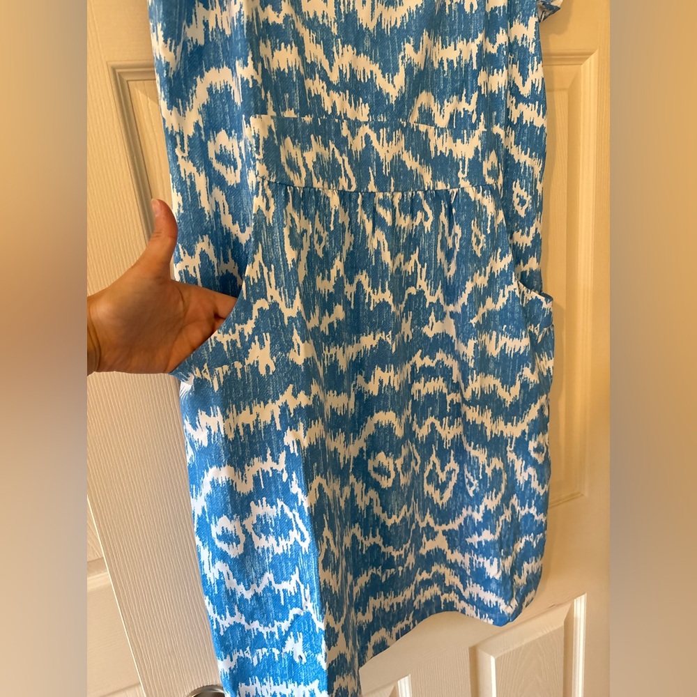 J McLaughlin Women’s XL Dress with Pockets *small flaws as shown in pics - Picture 5 of 6